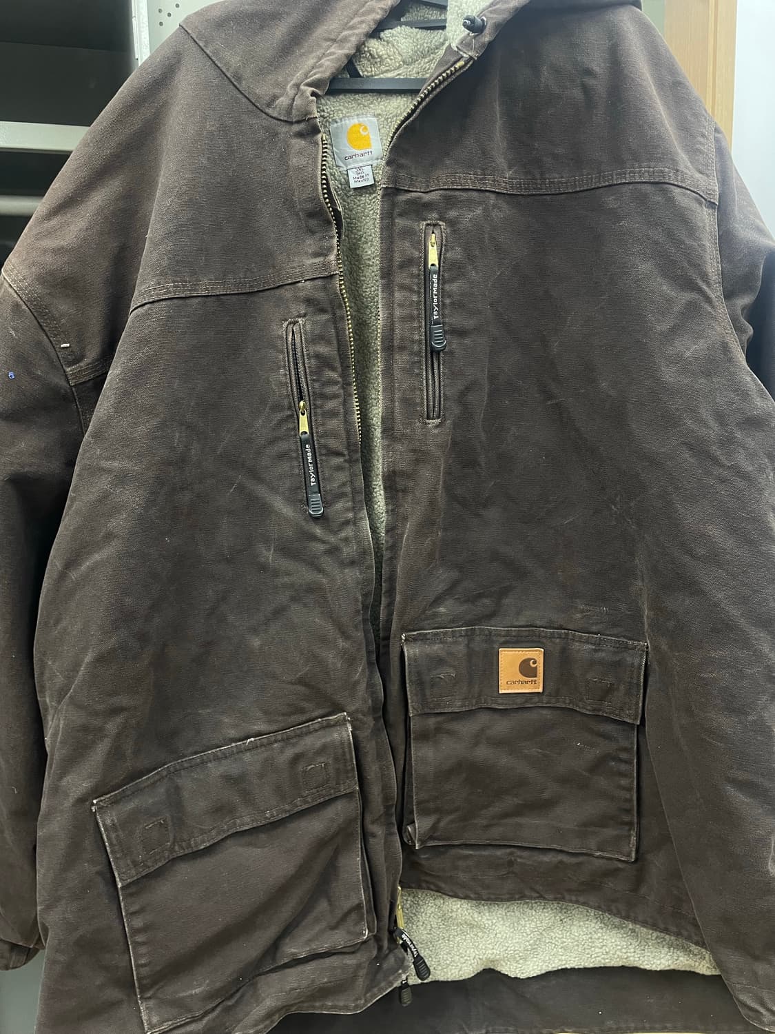 칼하트 워크 후드 자켓 상품이미지1