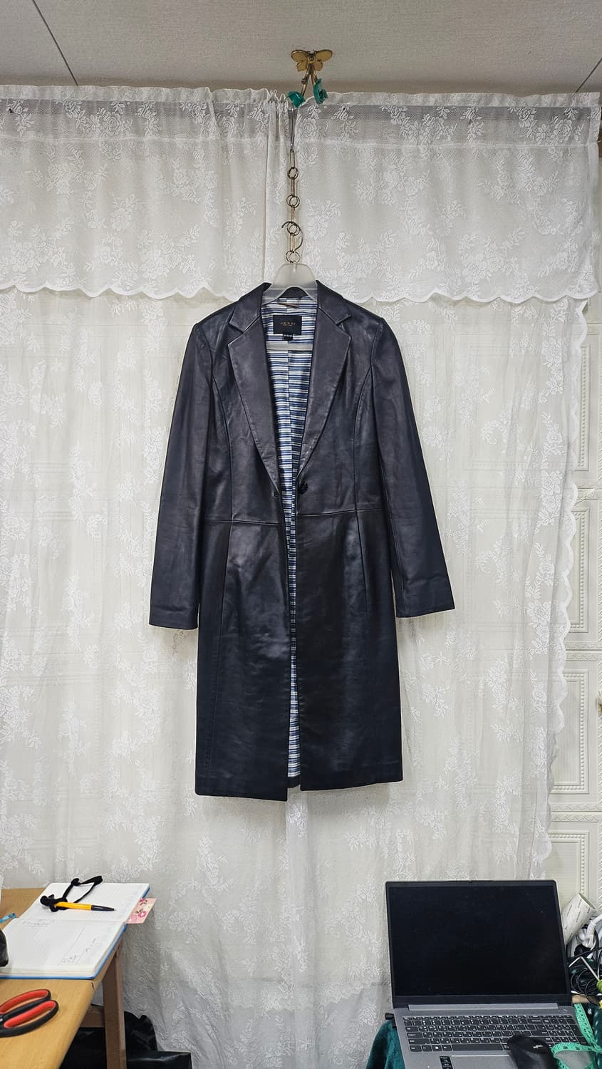 여성 양가죽 롱자켓 상품이미지1