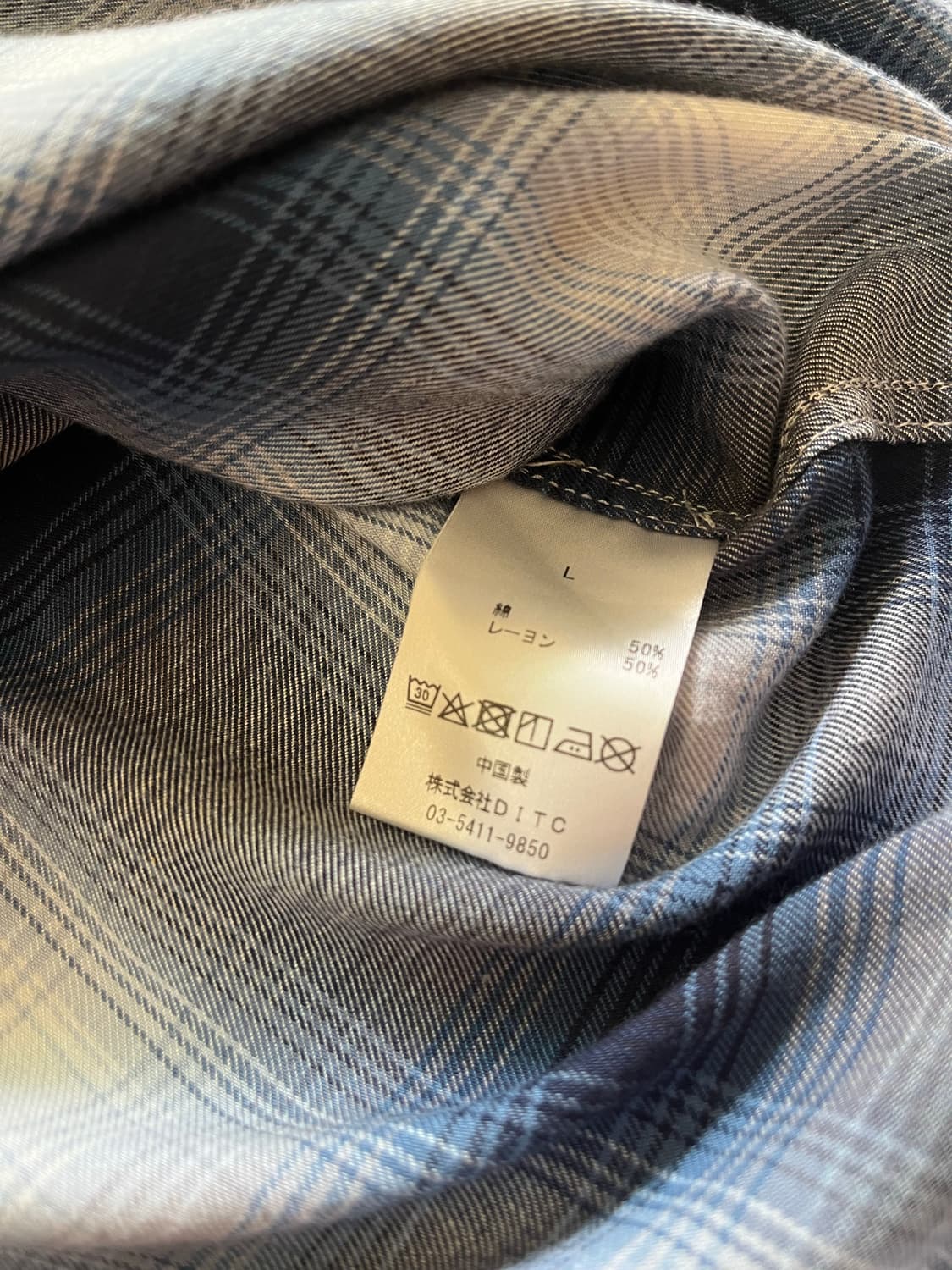BOWWOW COTTON RAYON BLUE PLAIDS SHIRTS 상품이미지10