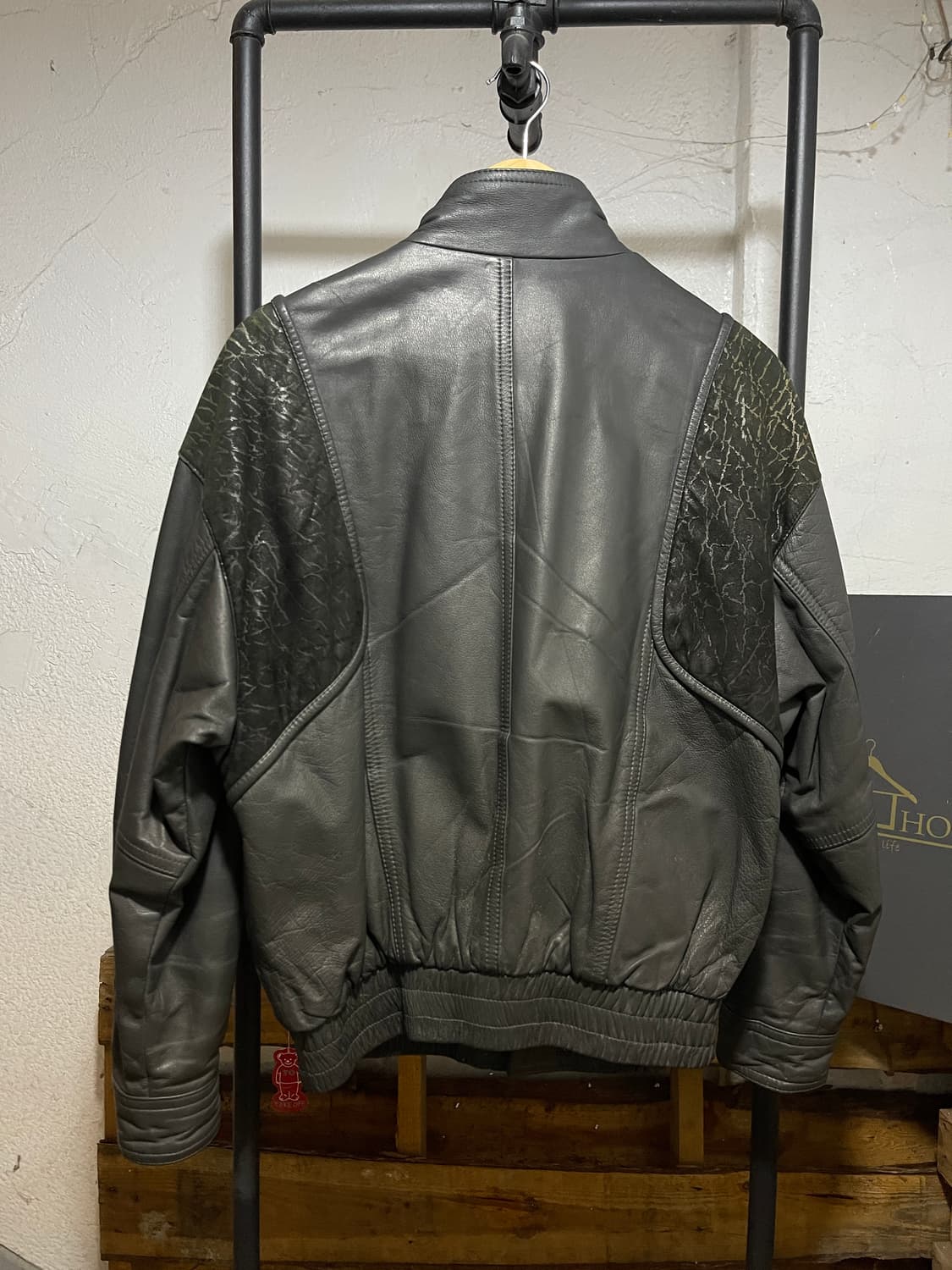  빈티지 레더 자켓 상품이미지2