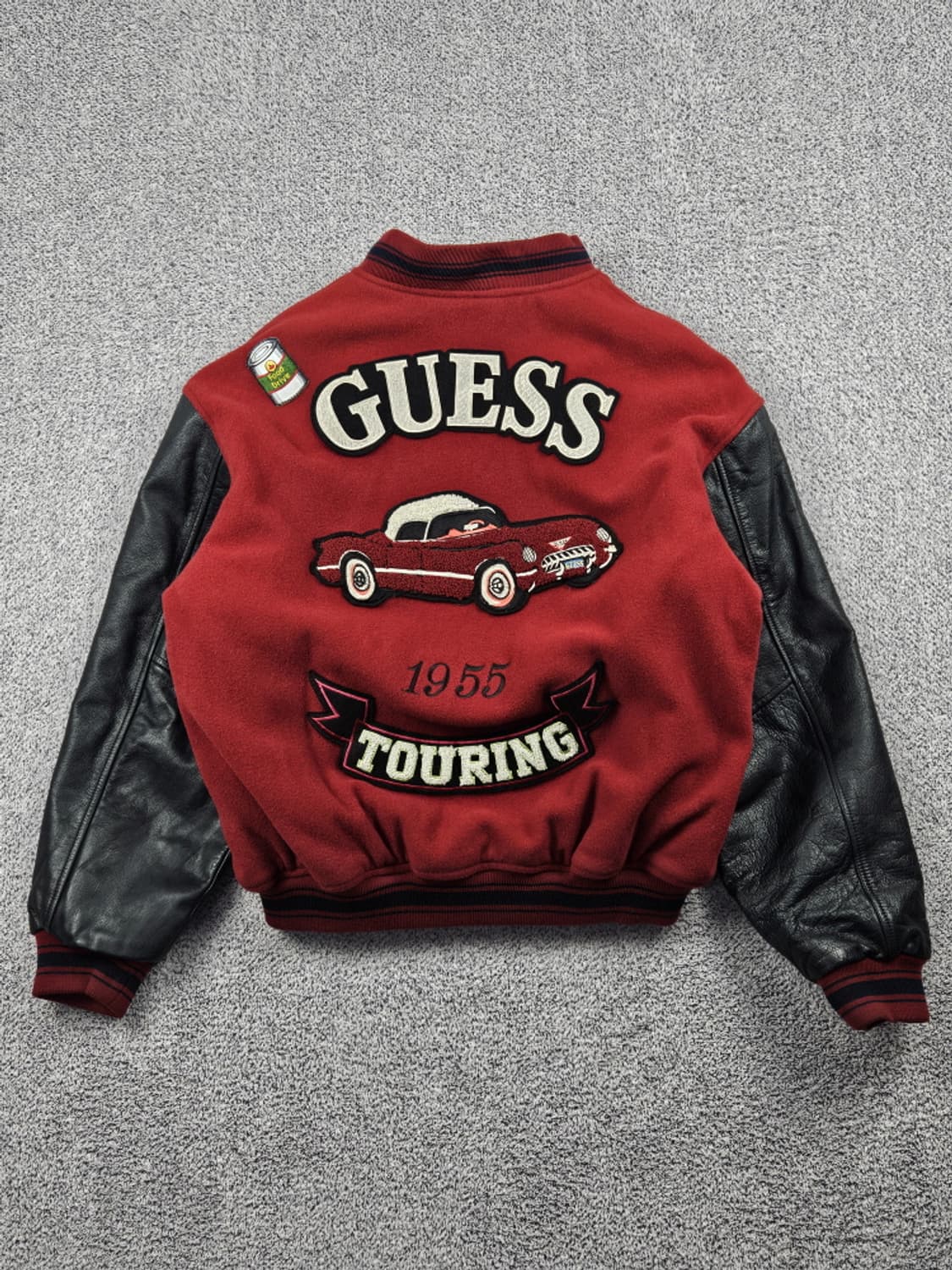 90's 게스 1955 투어링 배색 바시티 자켓 (100) / 10170 상품이미지1