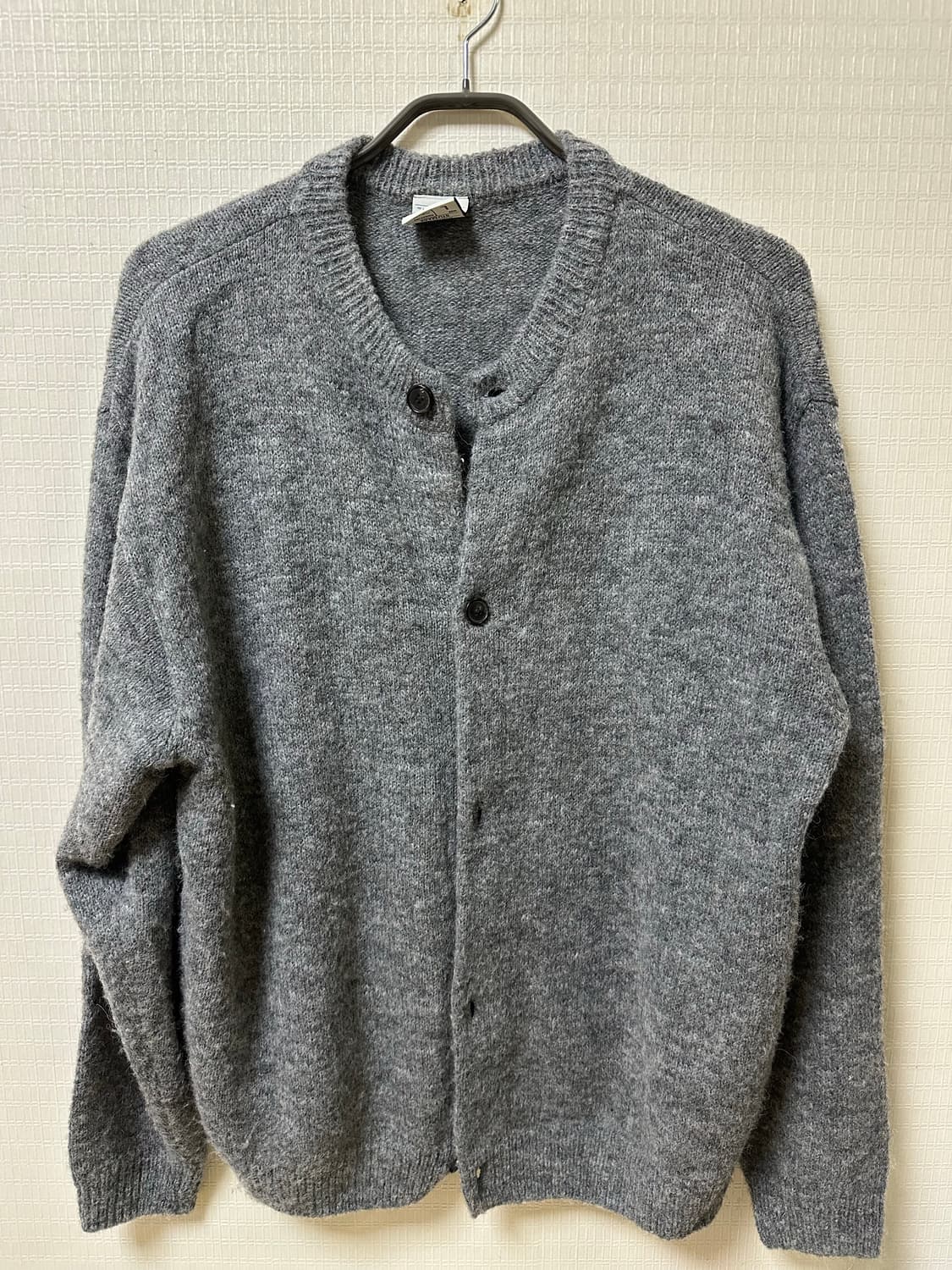 Stu 라운드넥 가디건 그레이 L 상품이미지1