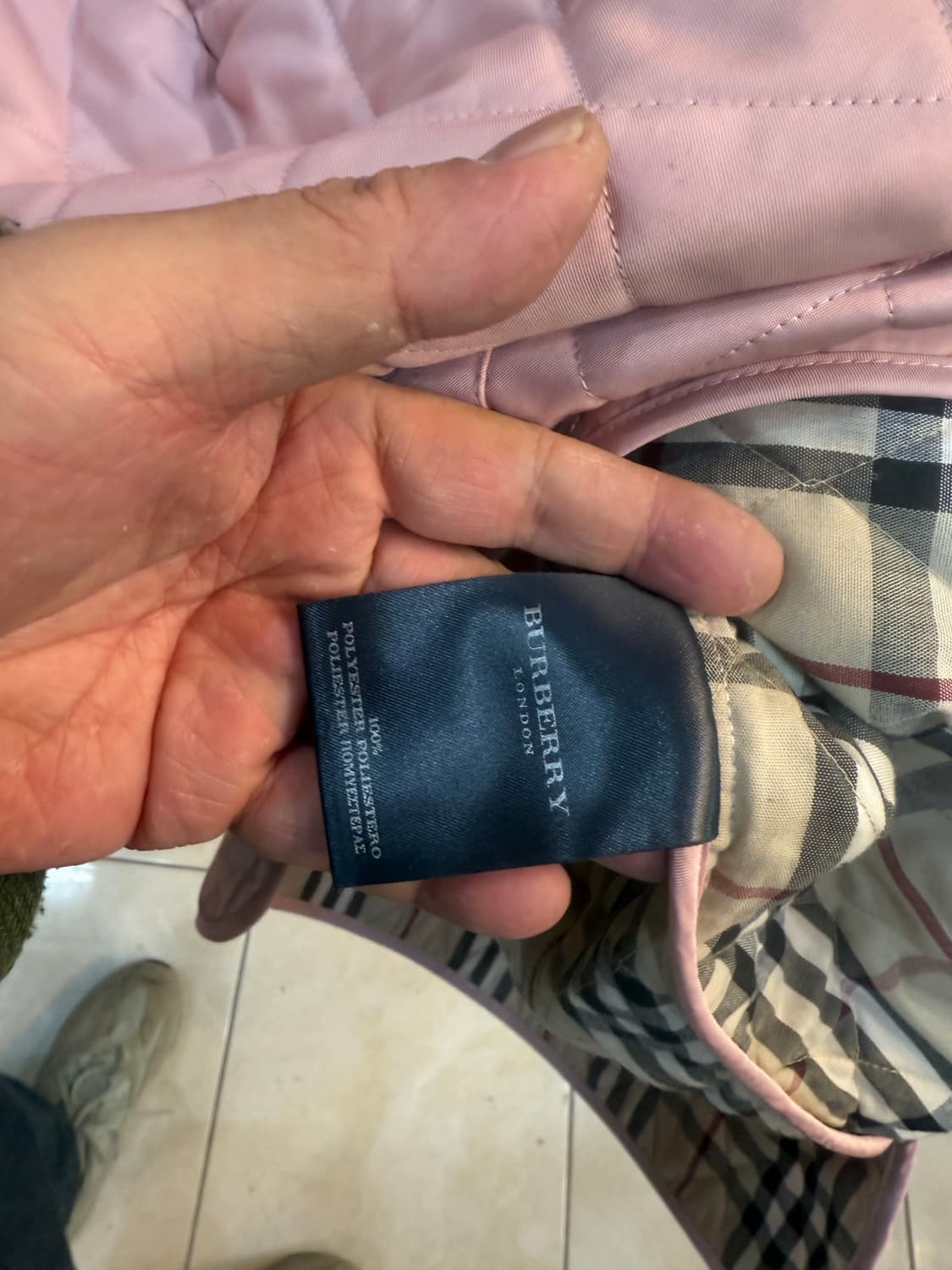 66-77 정품 버버리 누빔자켓 팝니다 상품이미지5