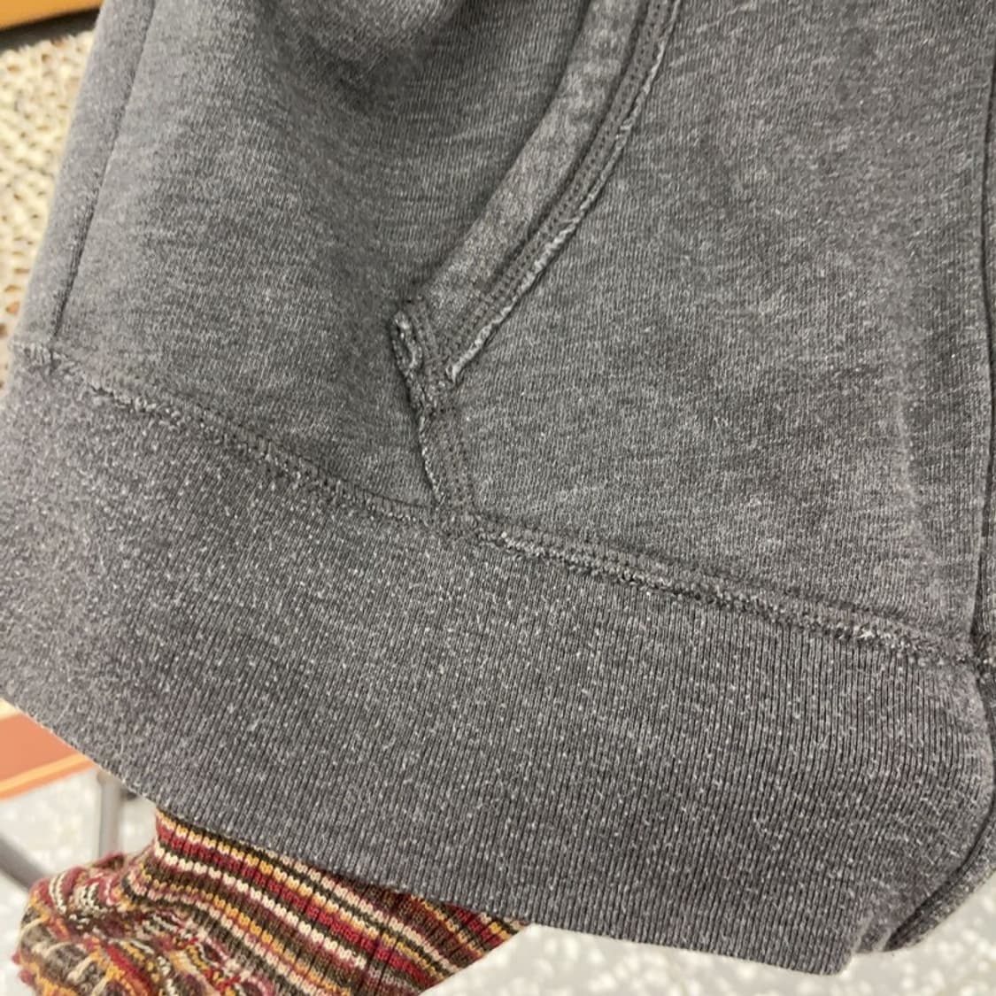 아베크롬비 올드스쿨 Y2K 슬림핏 약기모 후드집업 M C08773 상품이미지8