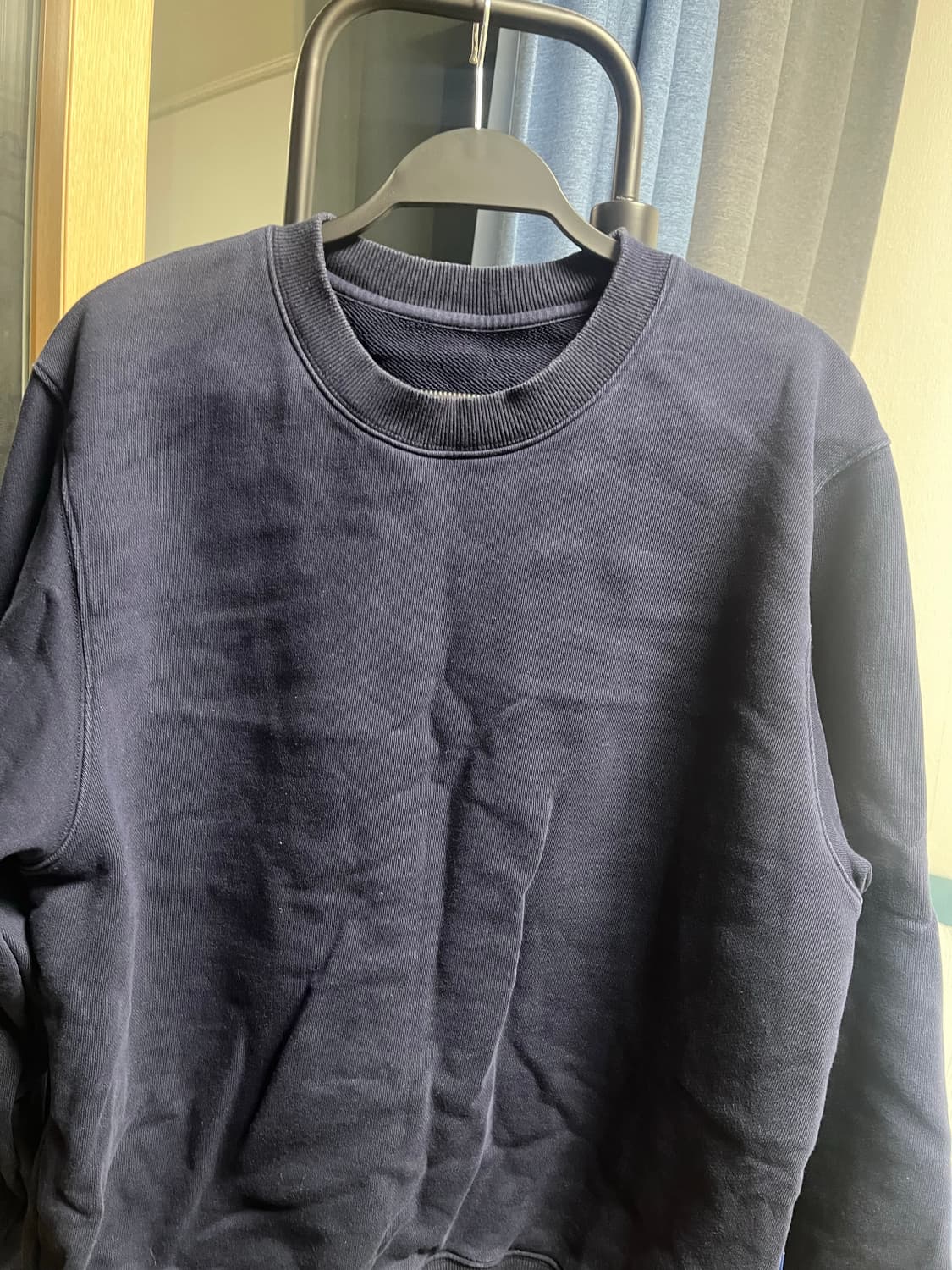 도큐먼트 스웻셔츠 맨투맨 네이비 M 상품이미지1