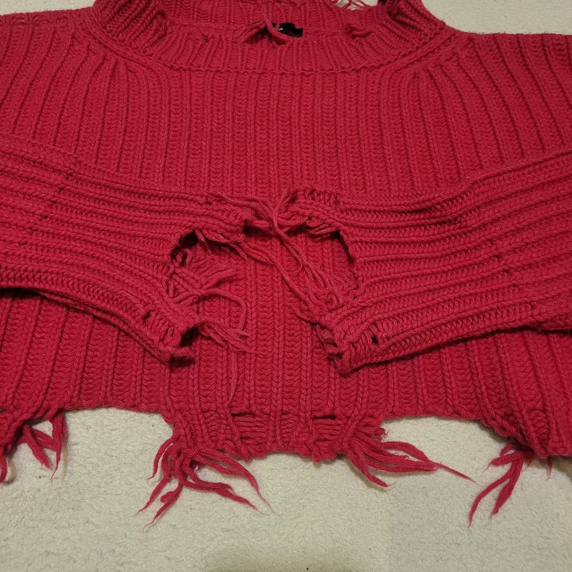 디젤 오버사이즈 크롭 니트 S 상품이미지7