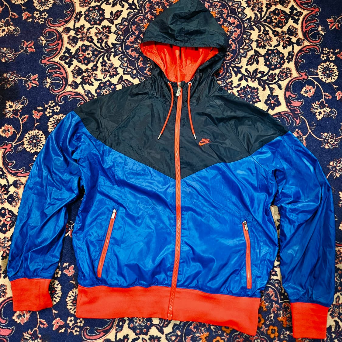 나이키(Nike) 컬러 블럭 후드 바람막이 L size 상품이미지1