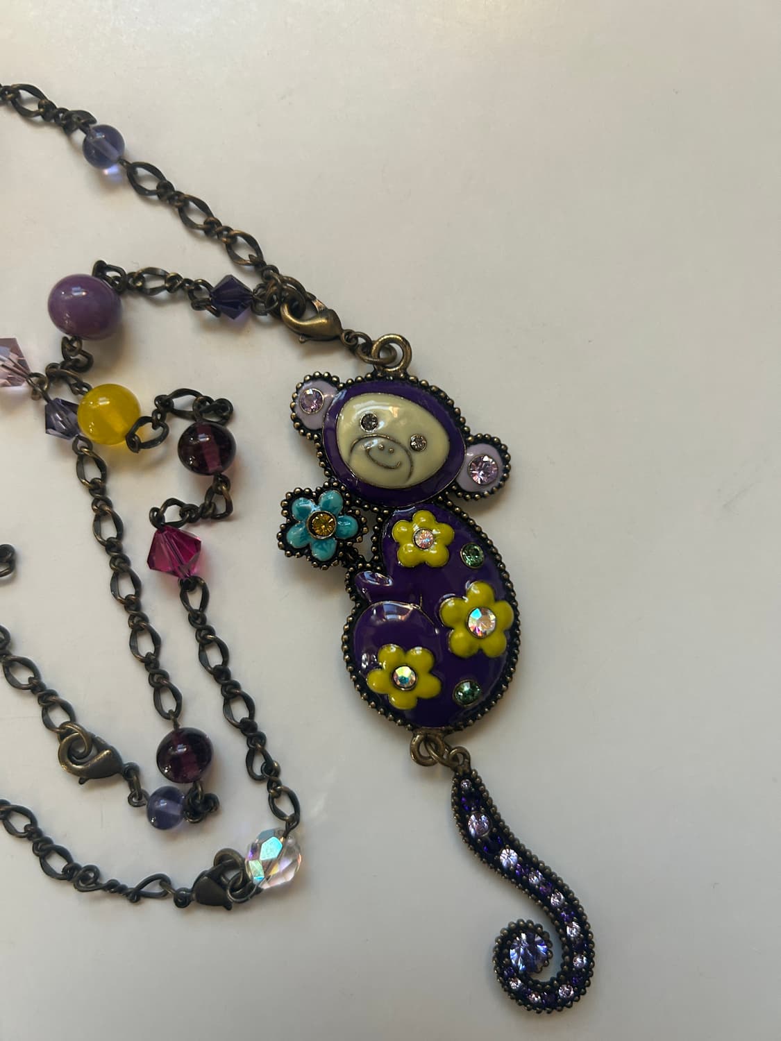 안나수이 원숭이 목걸이 상품이미지2