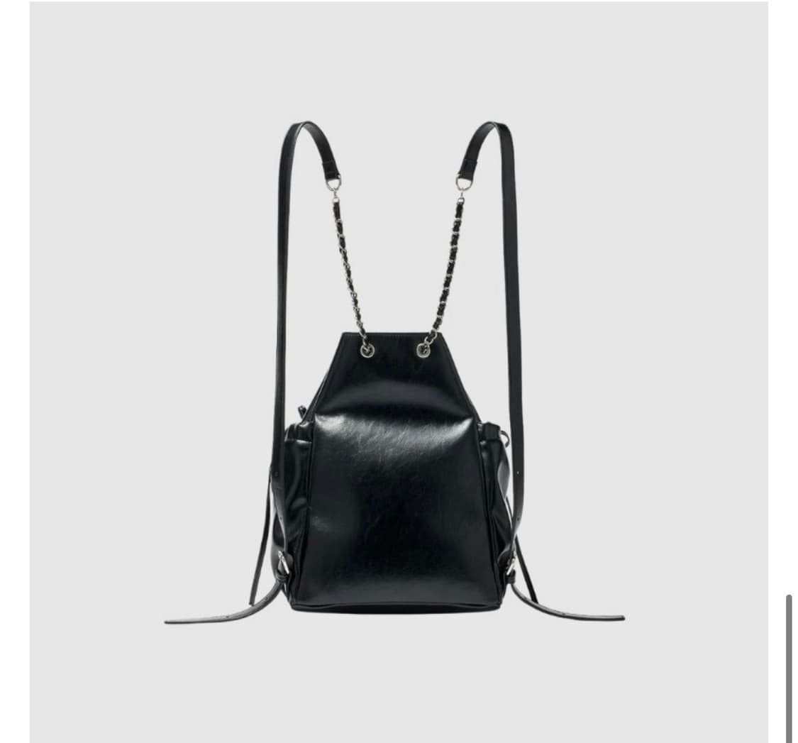 (새상품) 마뗑킴 드로우 스트링 리본 백팩 상품이미지2