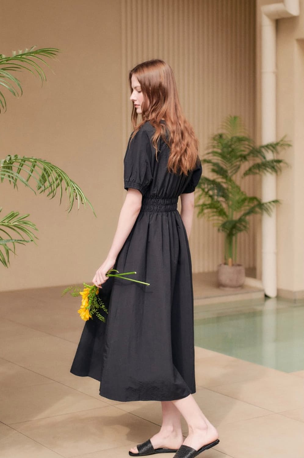 하시에 벌룬 써머 바스락 원피스 상품이미지3