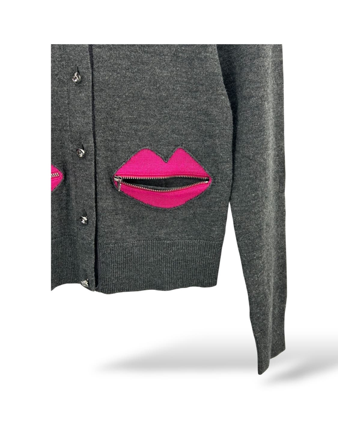 Alice + Olivia 립 포켓 가디건 japanese vintage 상품이미지3