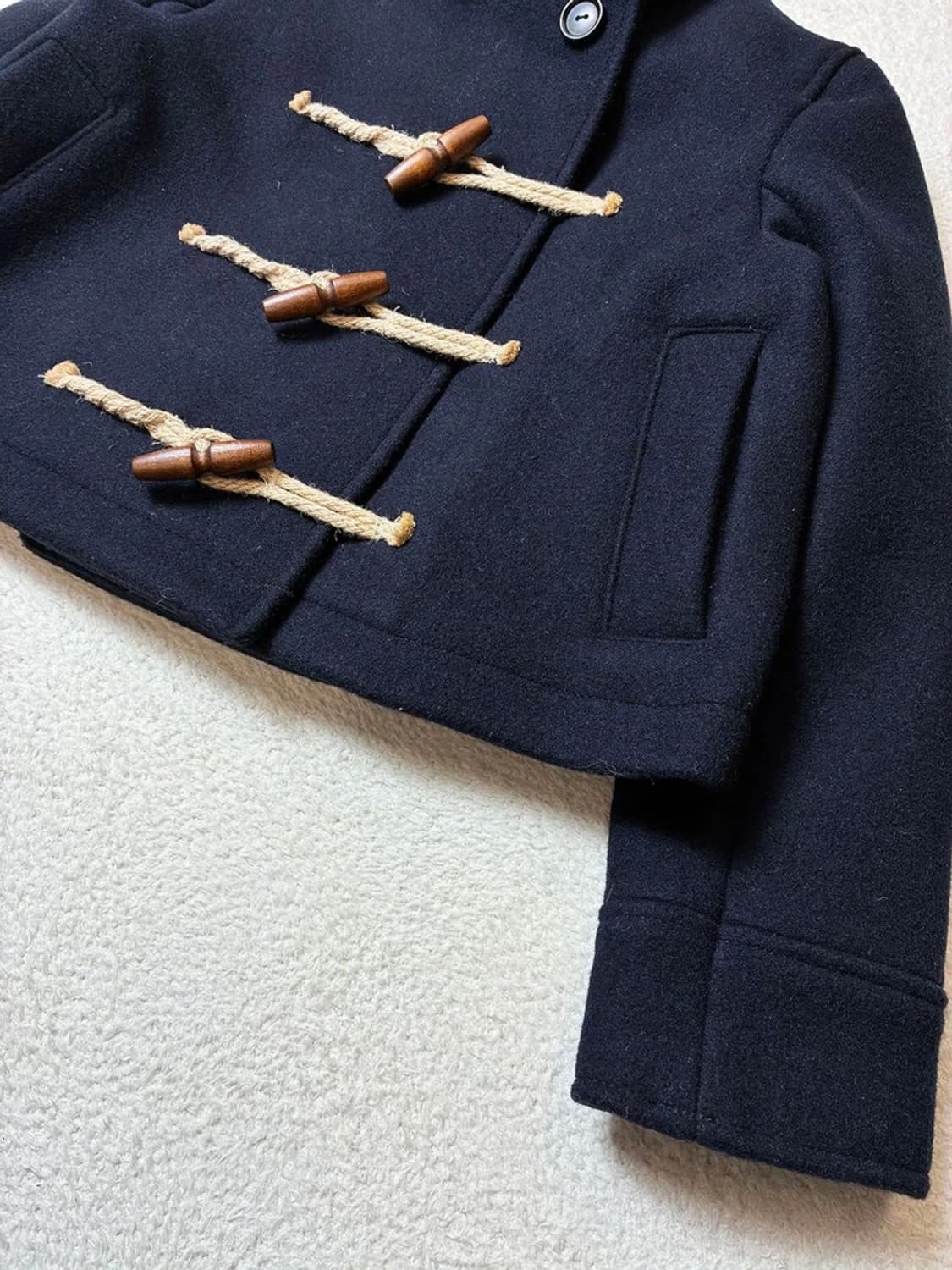 쁘띠바또 PETIT BATEAU 아동 도글 숏 울 자켓 PN6336 상품이미지4