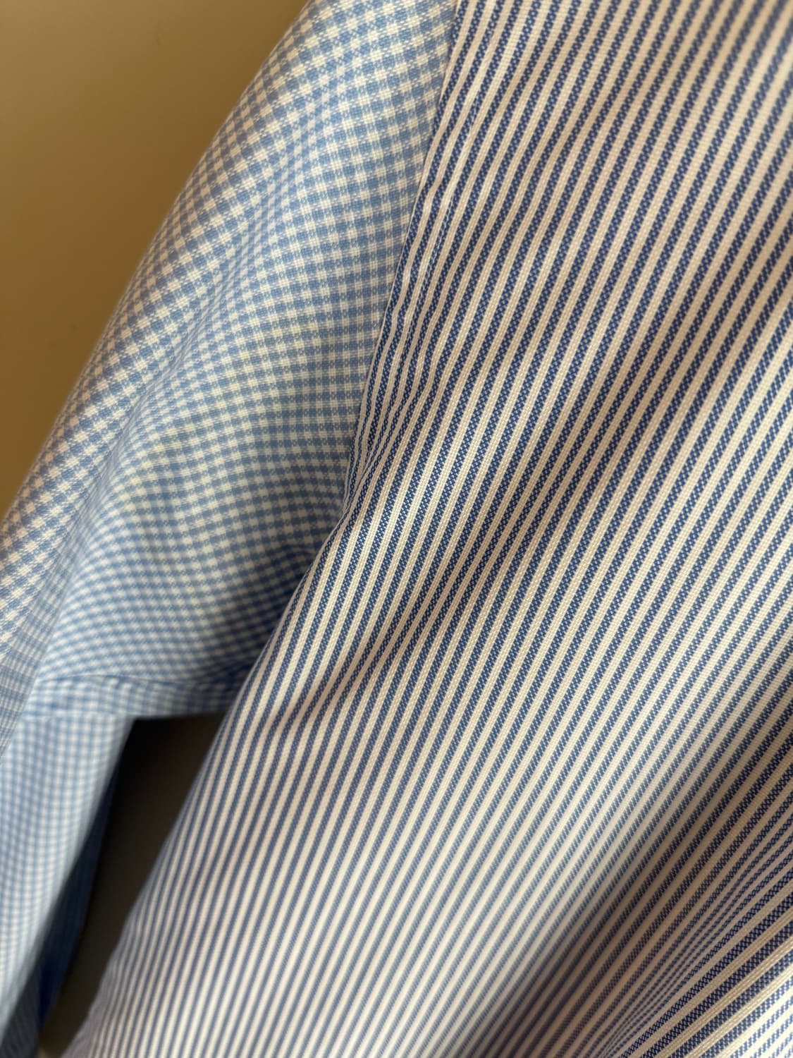 꼼데가르송 SHIRT 깅엄 배색 셔츠 상품이미지4