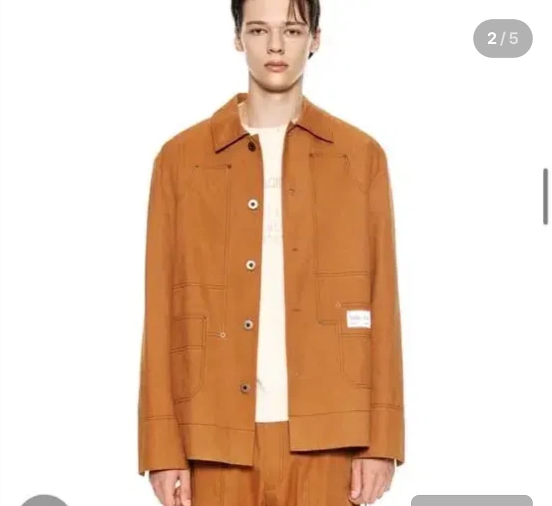 마뗑킴 카펜터 워크자켓 카멜 상품이미지2