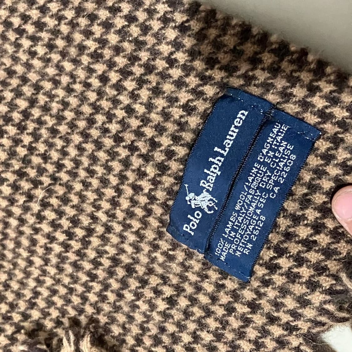 폴로 랄프로렌 체크 머플러 상품이미지5