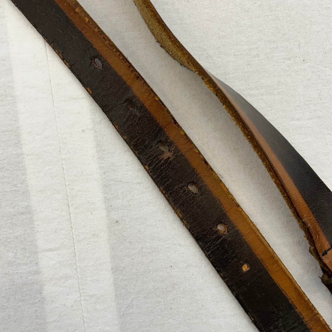 요지 야마모토 Y’s for men 투톤 레더 벨트 상품이미지3