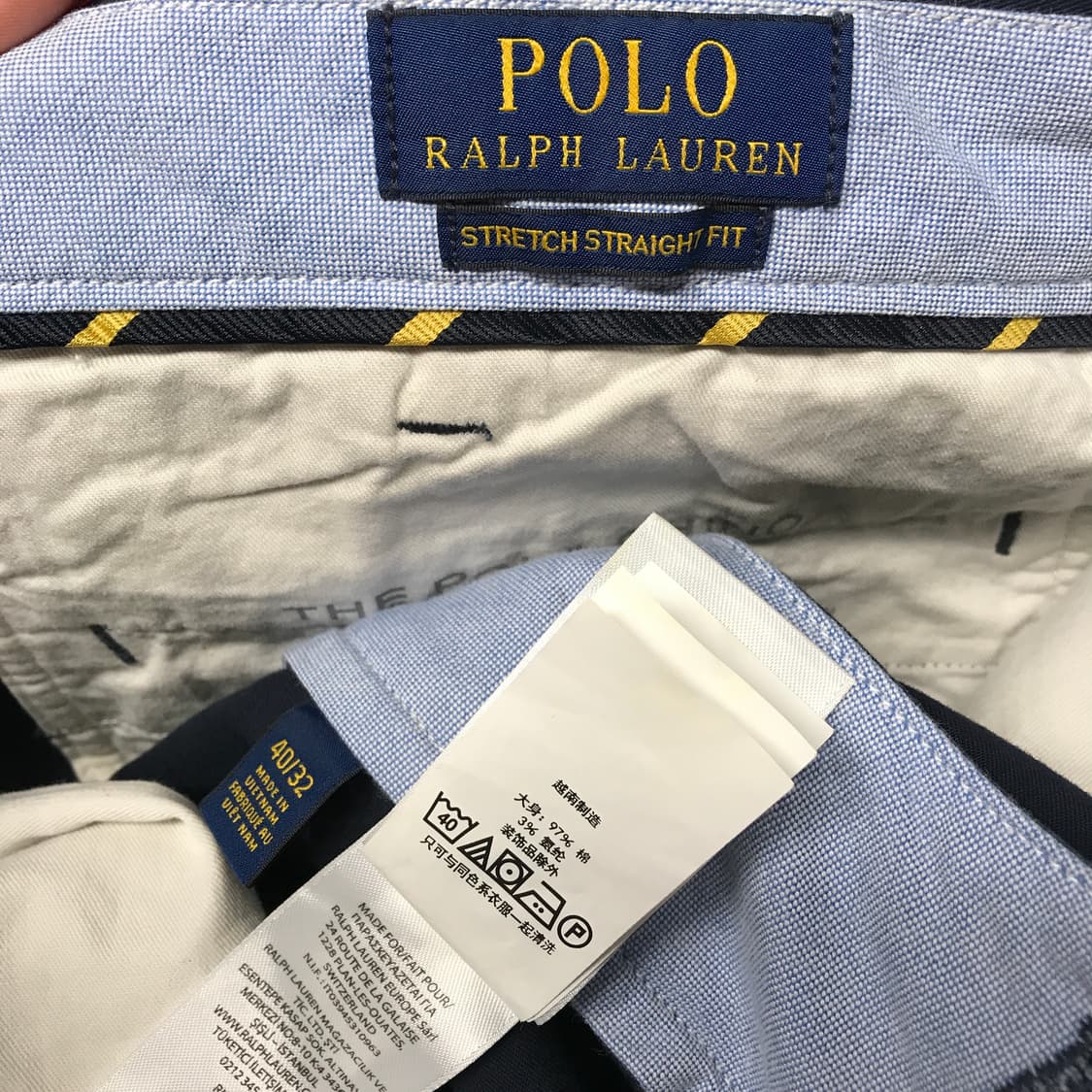 폴로 랄프로렌 네이비 치노 팬츠 40/32 상품이미지6