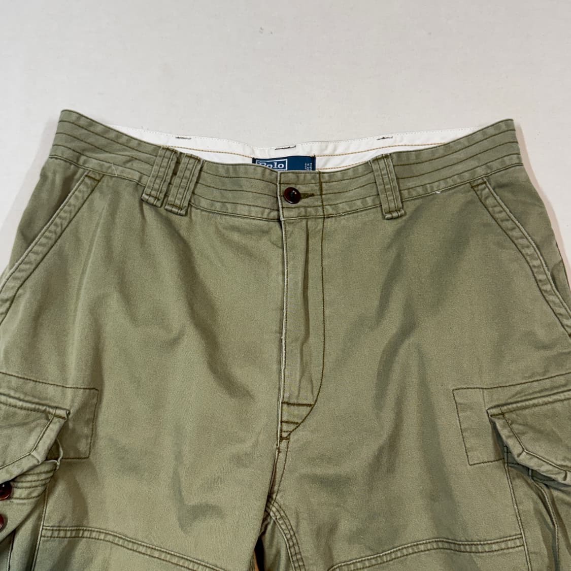 36inch) 폴로 랄프로렌 빈티지 버뮤다 카고 팬츠 반바지 상품이미지5