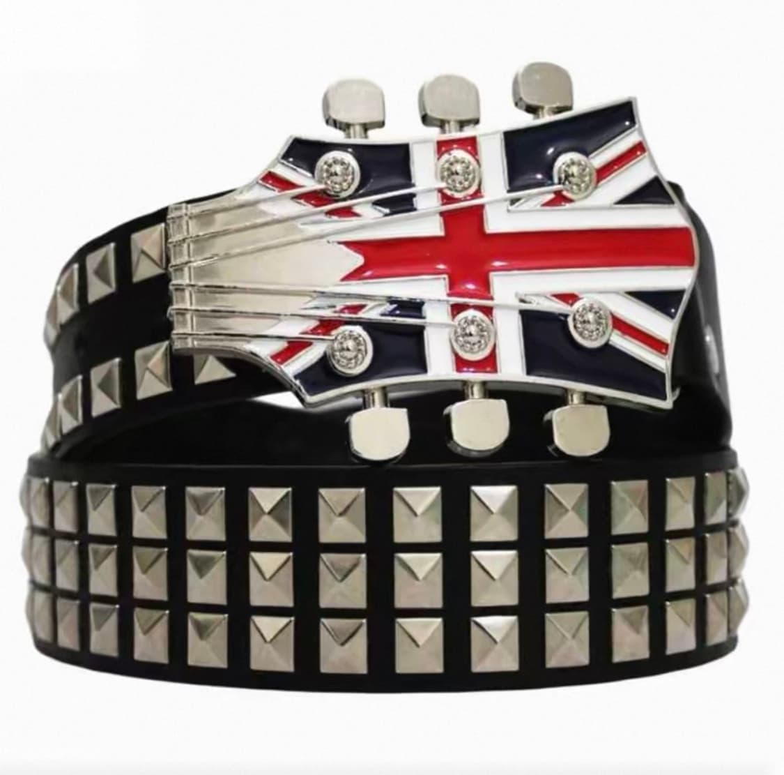빈티지 무드 UK 유니언잭 스터드 벨트  상품이미지1