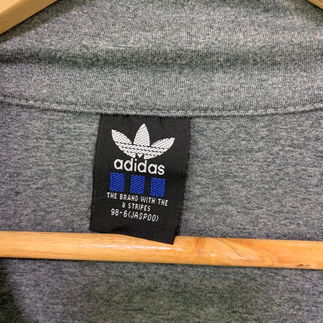아디다스 삼선 트랙탑 져지 00s y2k 그레이 남성 S 남녀공용 상품이미지3