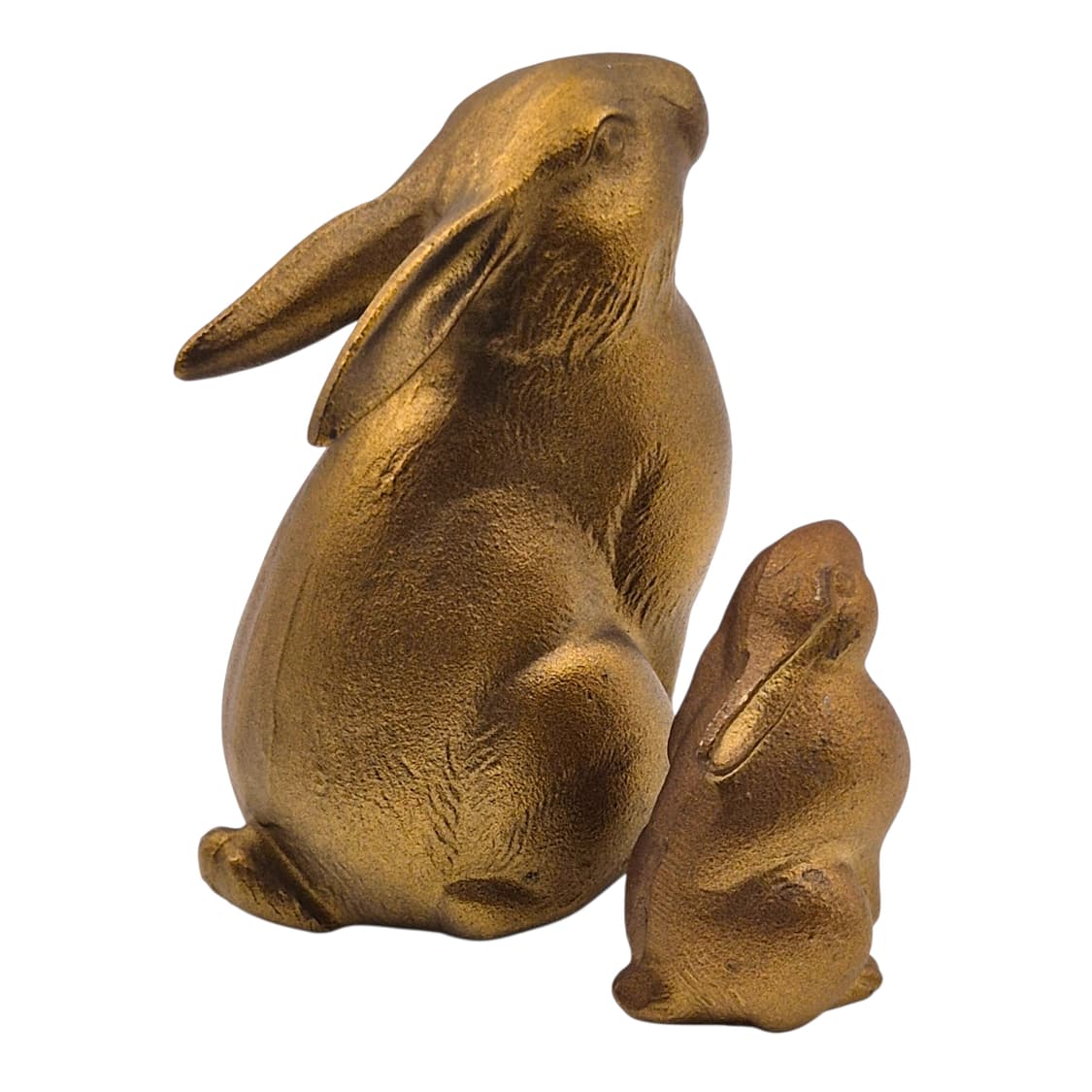 80s 엔틱 주물 토끼 가족 오브제 세트 상품이미지3