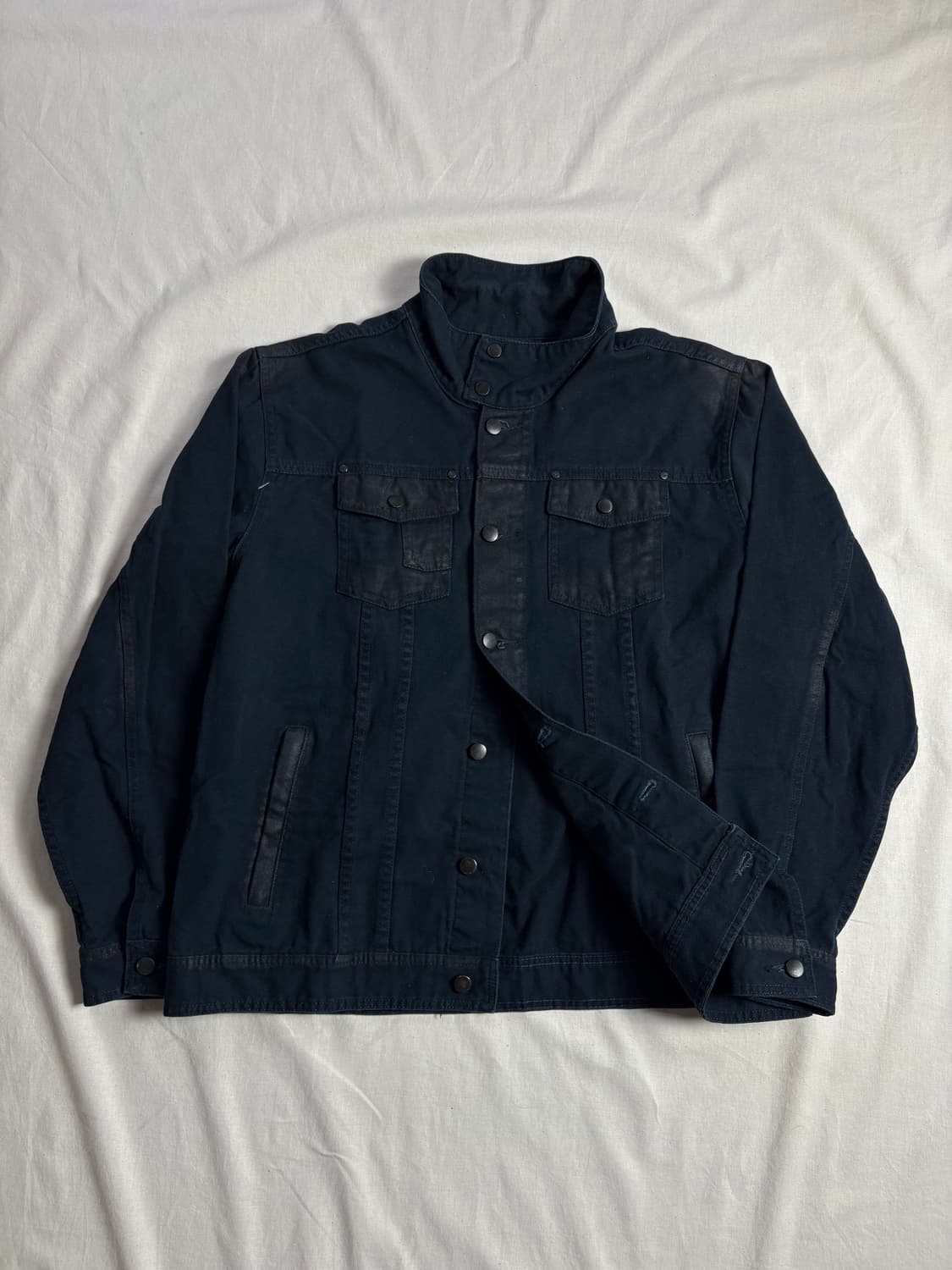 Harley Davidson 할리데이비슨 피스쳐 데님 바이커 자켓 2XL 상품이미지1