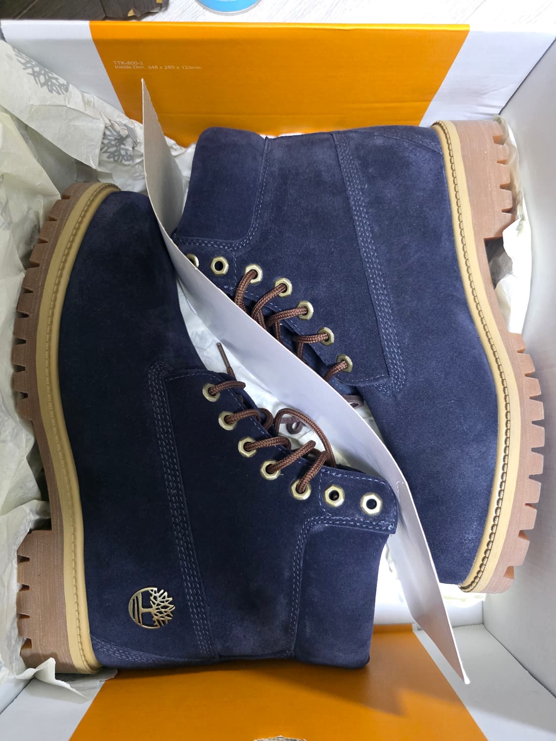 팀버랜드 헤리티지 스웨이드 부츠 네이비(8.5W) 상품이미지1