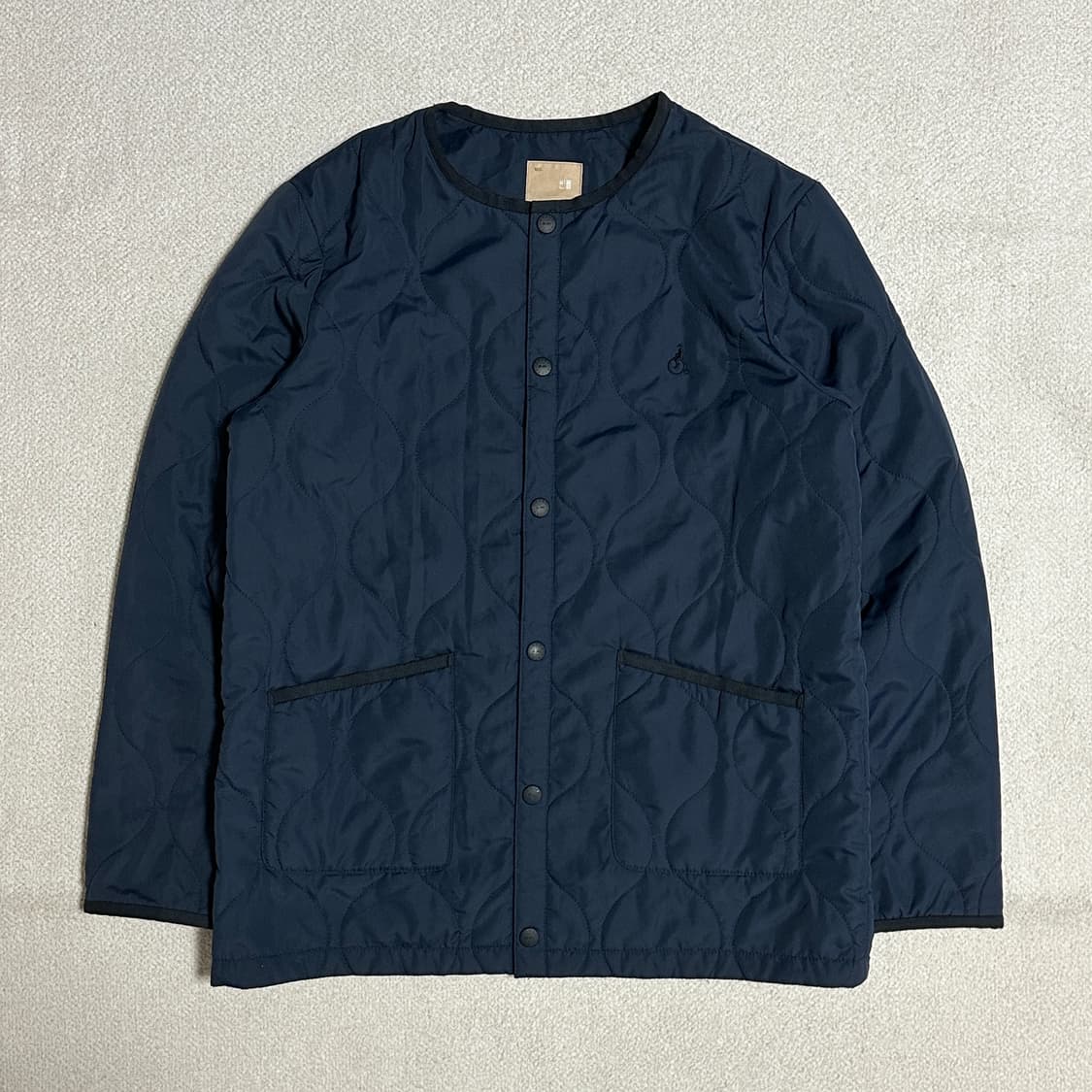 빈폴 키즈 파이핑 라운드 쇼트 퀄팅 점퍼 상품이미지2