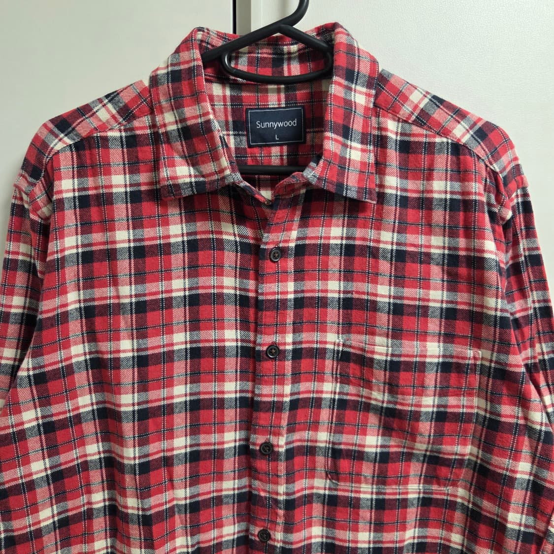 Sunnywood 재팬 플란넬 체크 셔츠 L(100) 상품이미지2