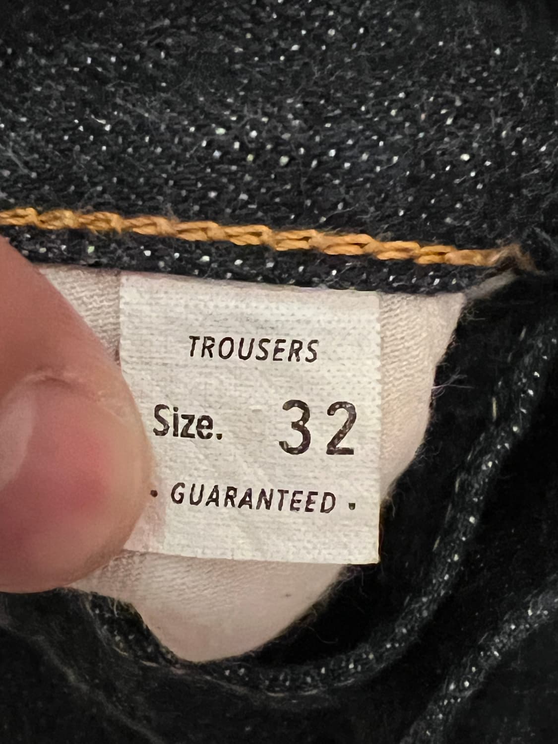 트로피클로딩 1606W 더블니 데님팬츠 32사이즈 팝니다. 상품이미지3