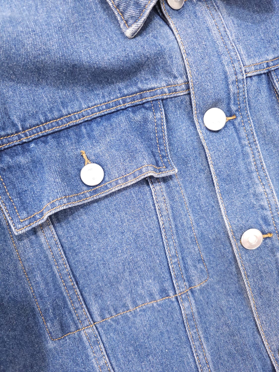 [F] 필드워커(Field Worker) 미디움 워시 트러커 데님 자켓 상품이미지4