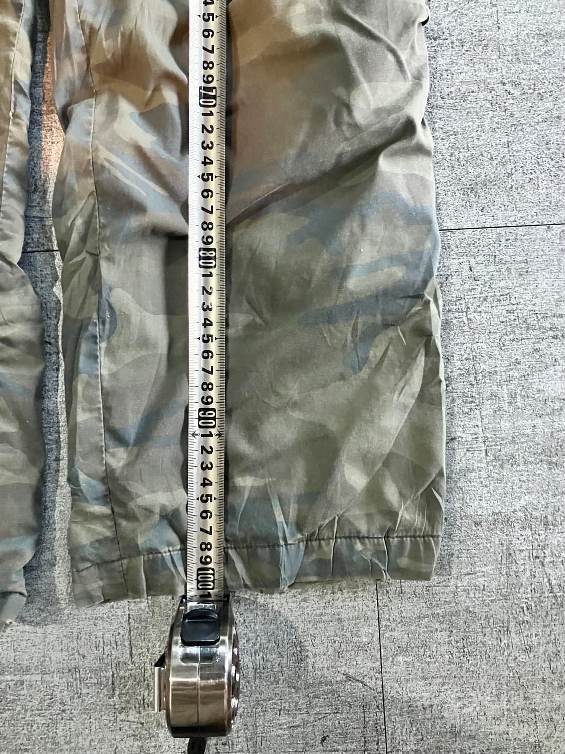 일본빈티지 Villand 올드스쿨스트릿 밀리터리카모 카고패딩팬츠 상품이미지3