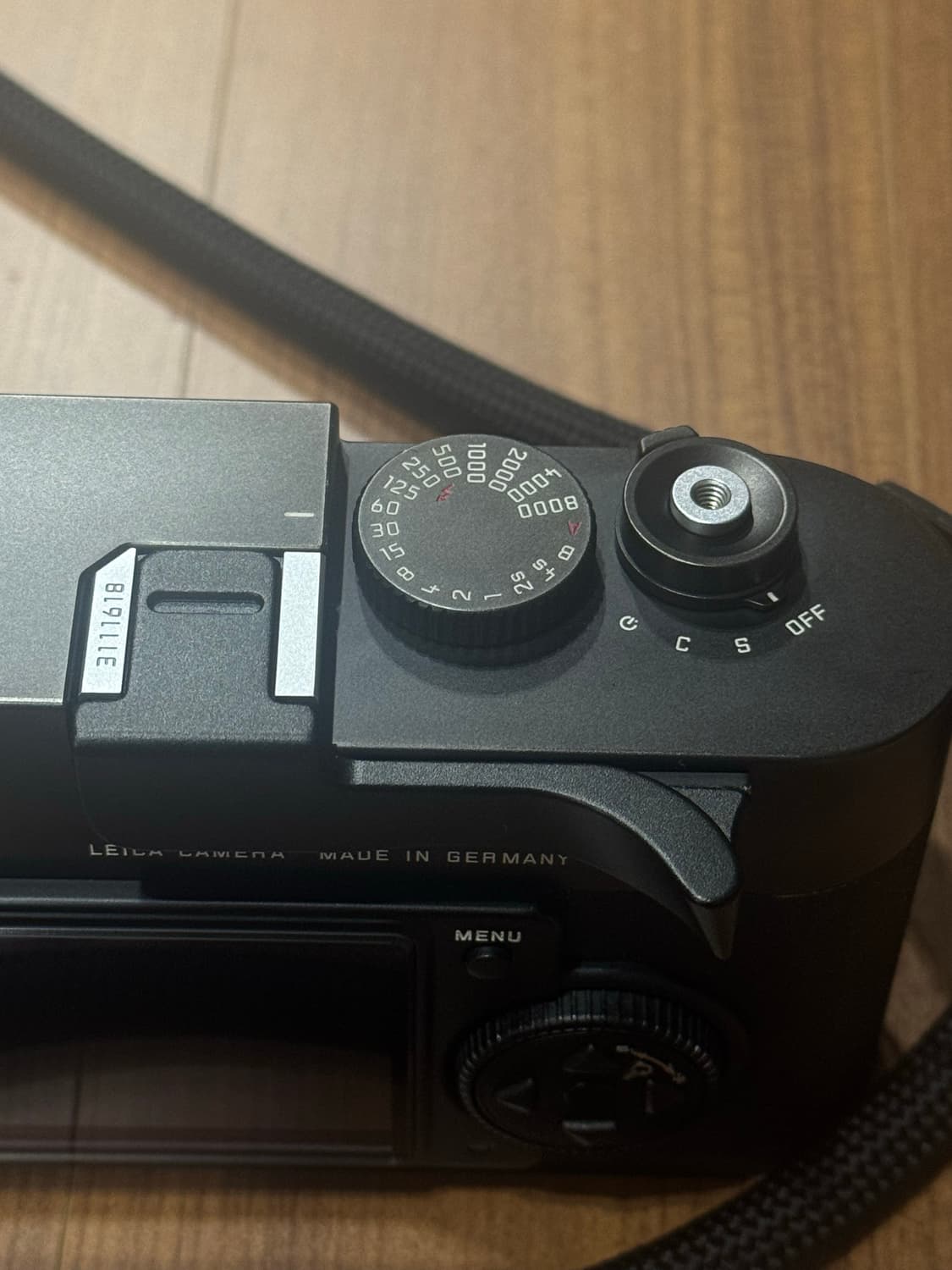 (라이카 M8 민트급 5000컷대) 블랙컬러 판매합니다. 상품이미지4