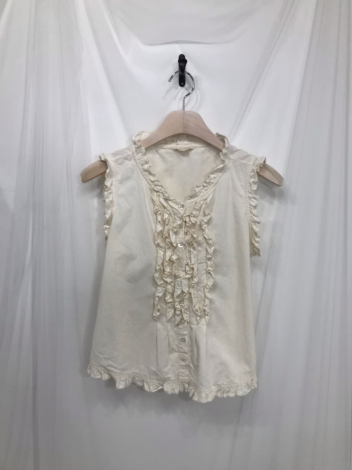 ˚꩜｡네이비 톤온톤 프릴 니혼진 ˚꩜｡ 상품이미지6