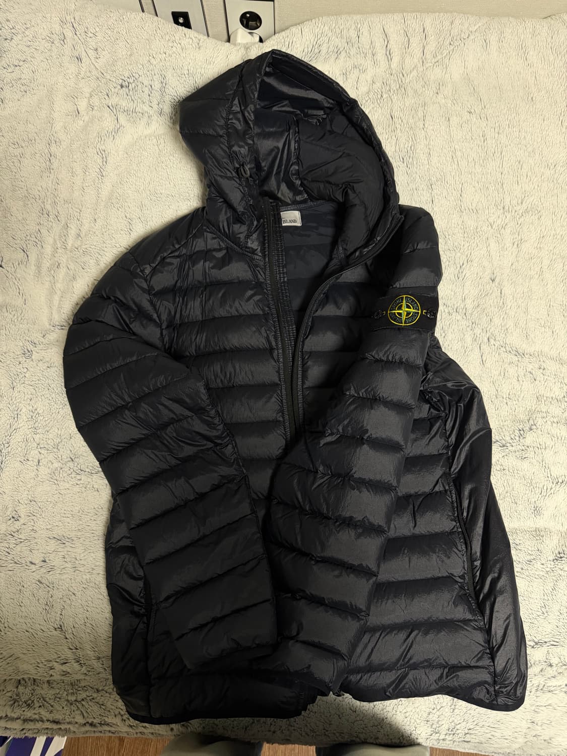 스톤아일랜드 룸우븐 경량 패딩 블랙 L 상품이미지2