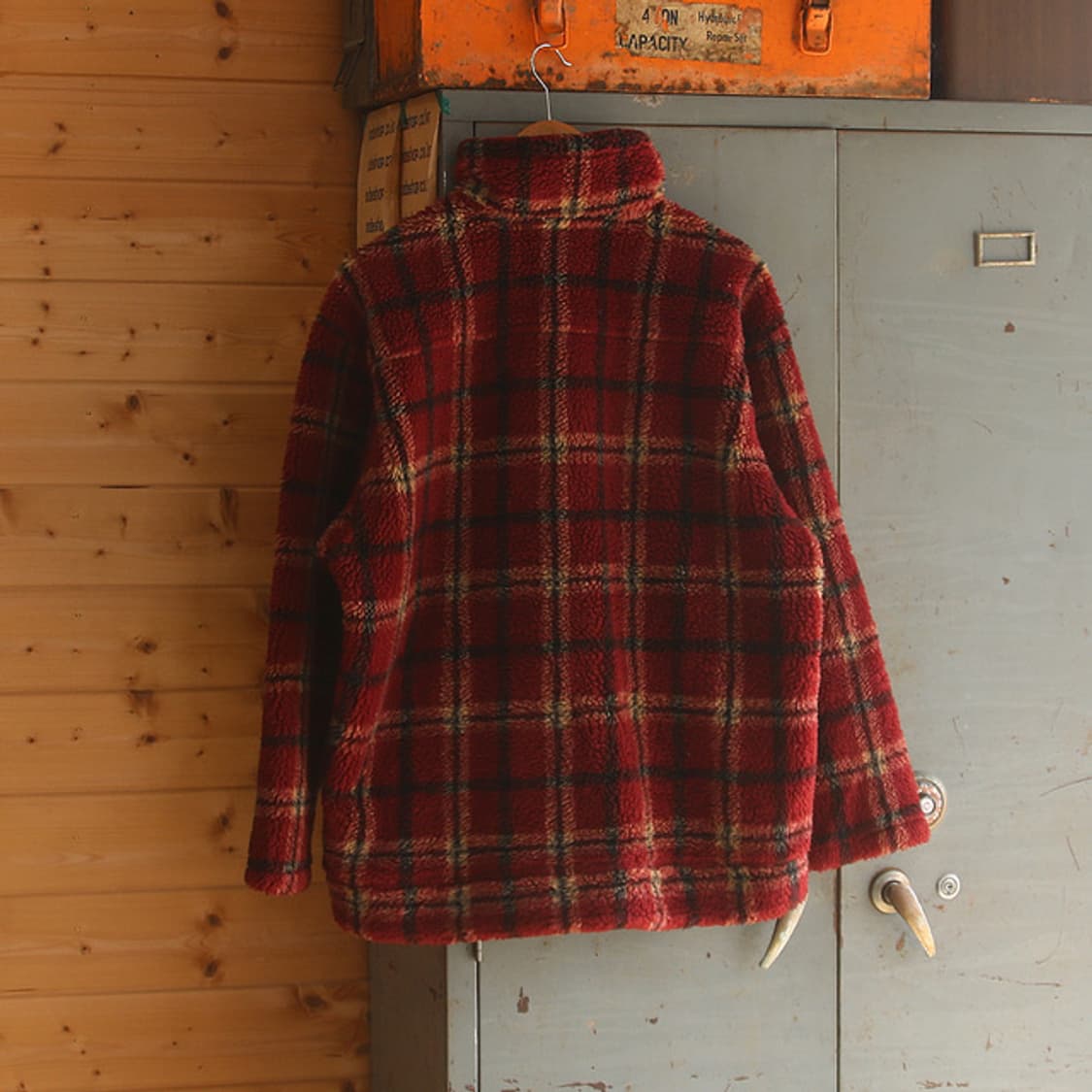 (착용컷) 울리치 아웃도어 아노락 후리스 상품이미지4