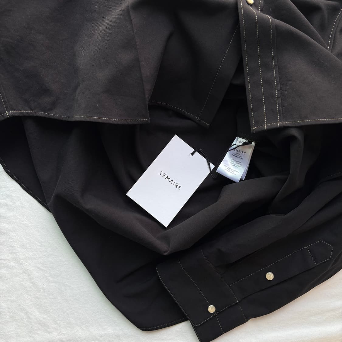 [52] 르메르 웨스턴 셔츠 블랙 상품이미지4