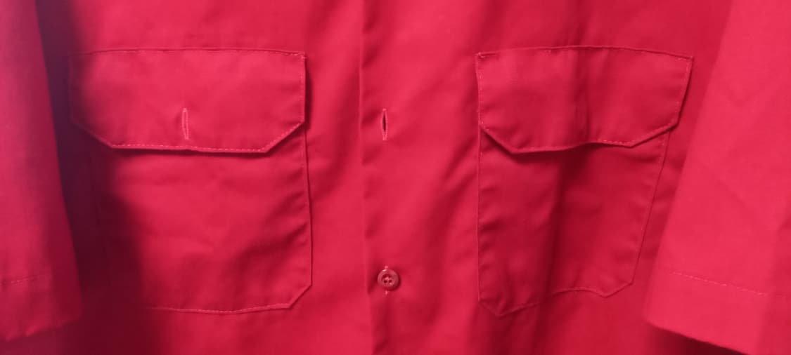 디키즈 1574 반팔 워크셔츠 잉글리쉬 레드 2XL 상품이미지3