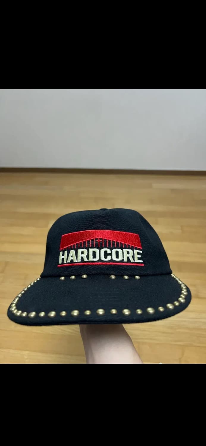 하드코어러버 모자 H.C STUD. BLACK. CAP. 상품이미지6