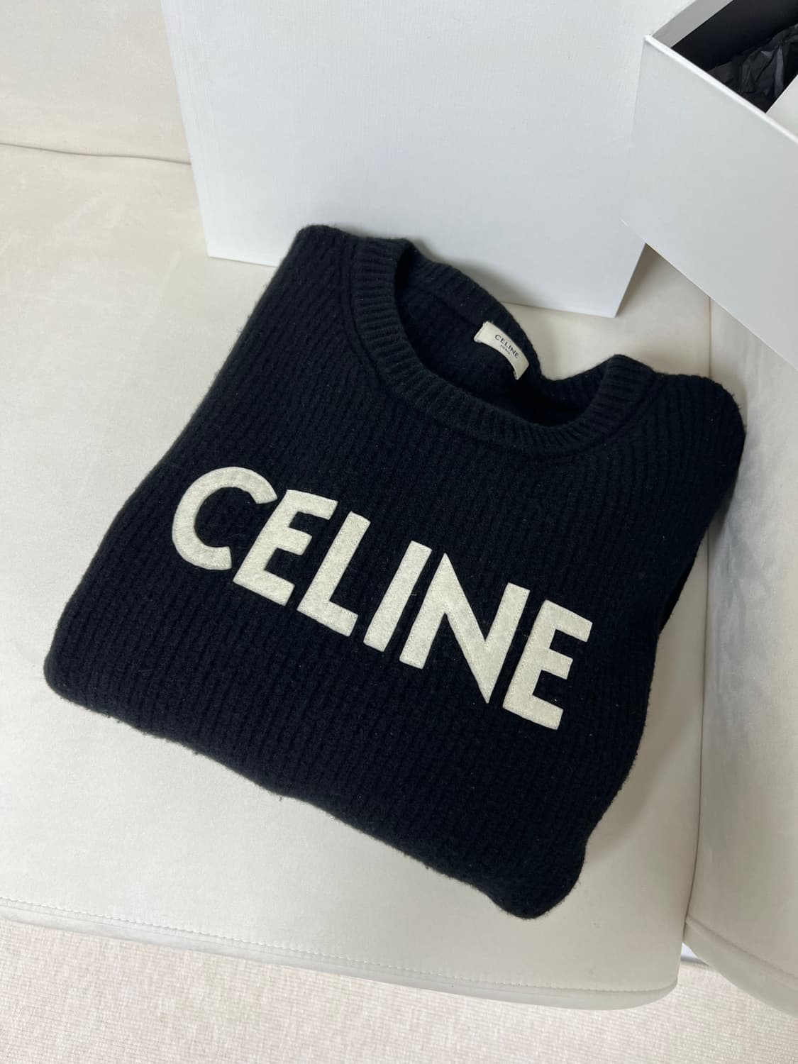 [정품] M 셀린느 울니트 블랙 상품이미지2