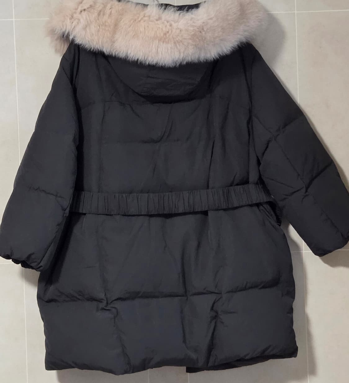 (새제품)비지트인뉴욕 폭스 퍼 덕 다운 점퍼 프리사이즈 상품이미지3