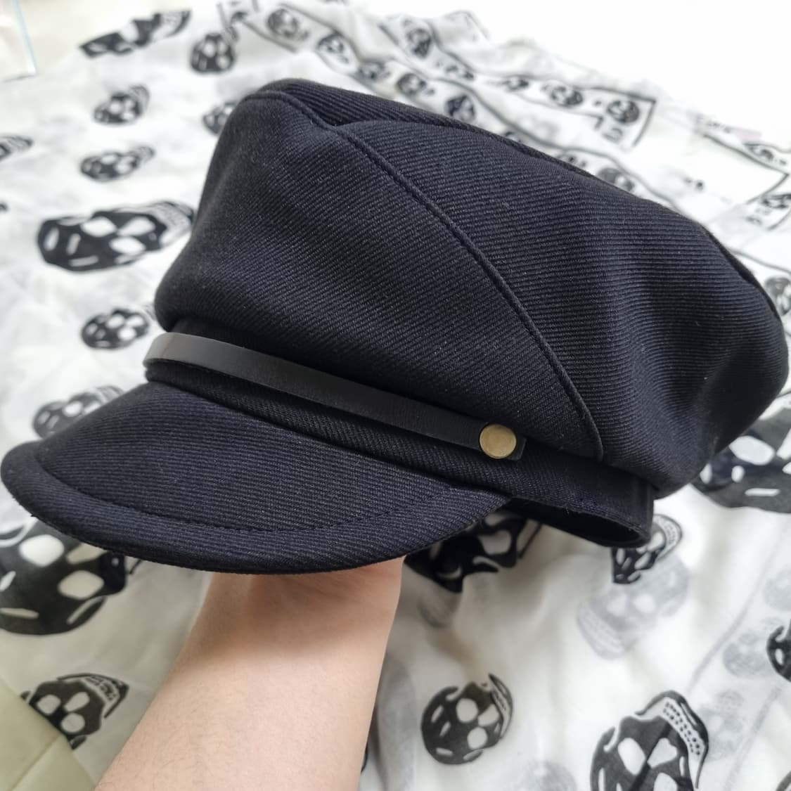 Ca4la 캐스캣 뉴스보이캡 블랙 상품이미지1