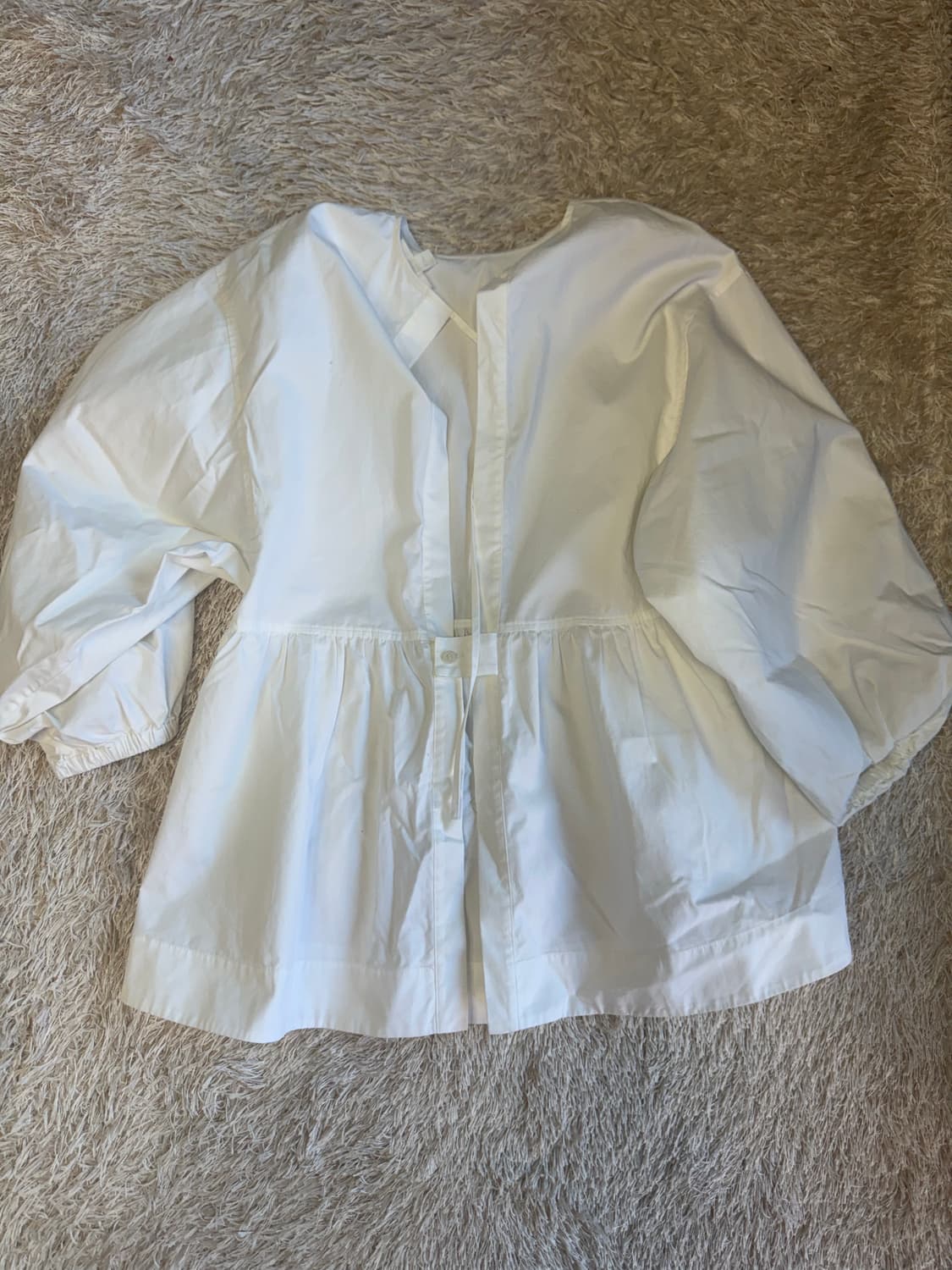 Cos 화이트 상의 상품이미지3