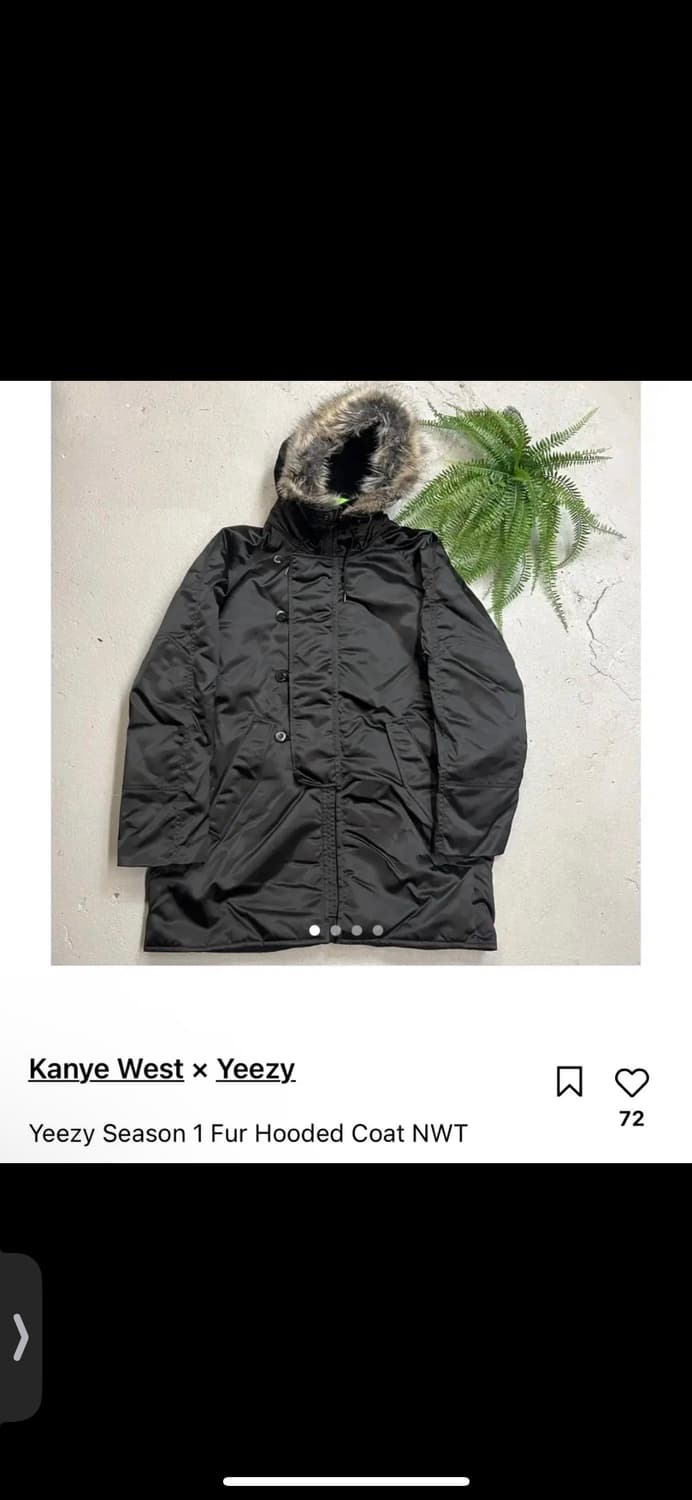 Yeezy Season1 Fur Hooded Coat 이지 시즌1 코트 상품이미지4