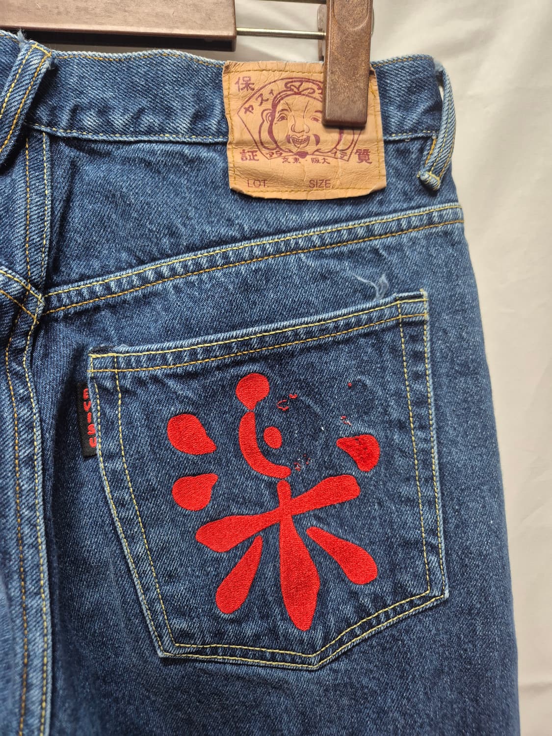 에비수 레드라인 데님팬츠  상품이미지2