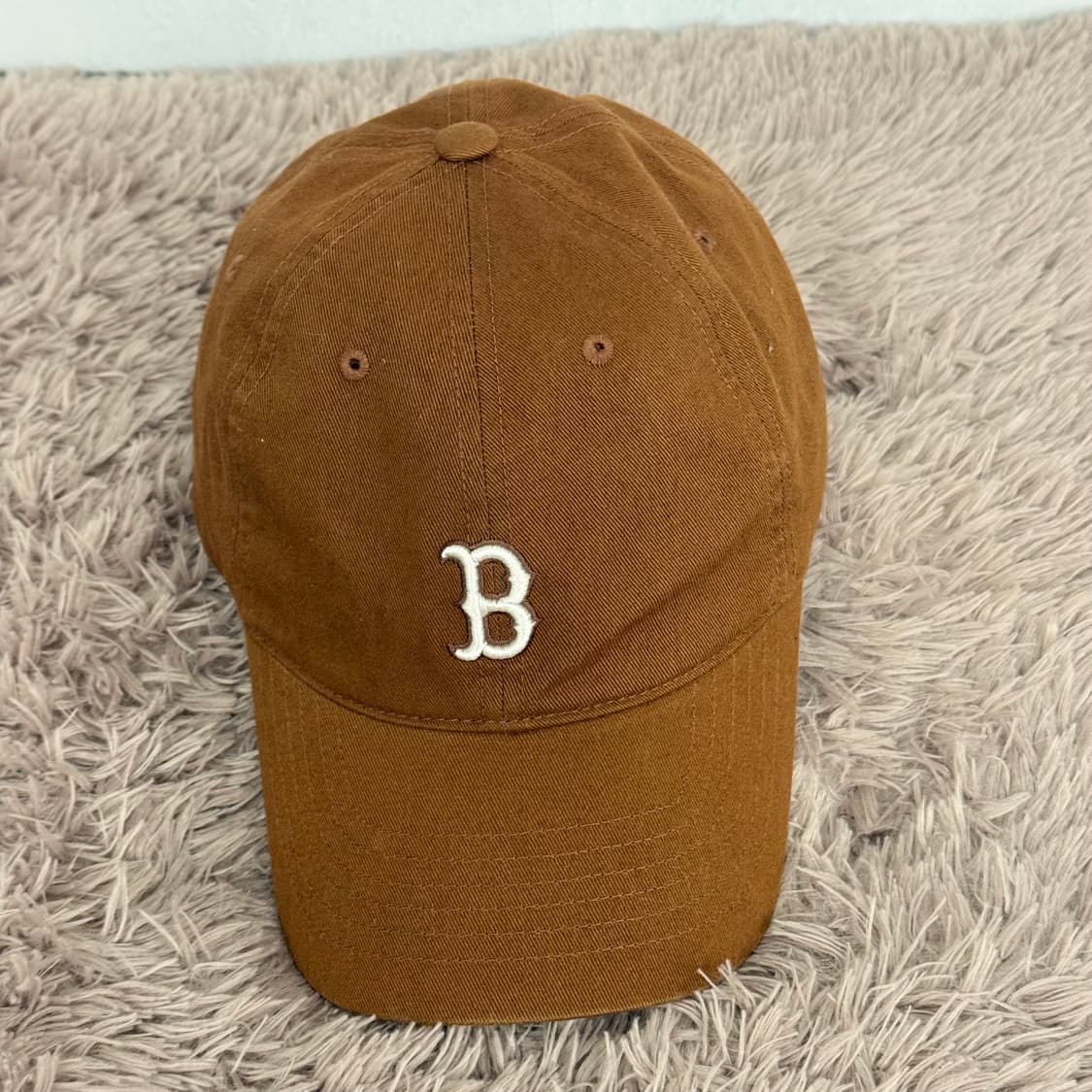 엠엘비 보스턴 B 로고 브라운 볼캡 상품이미지1