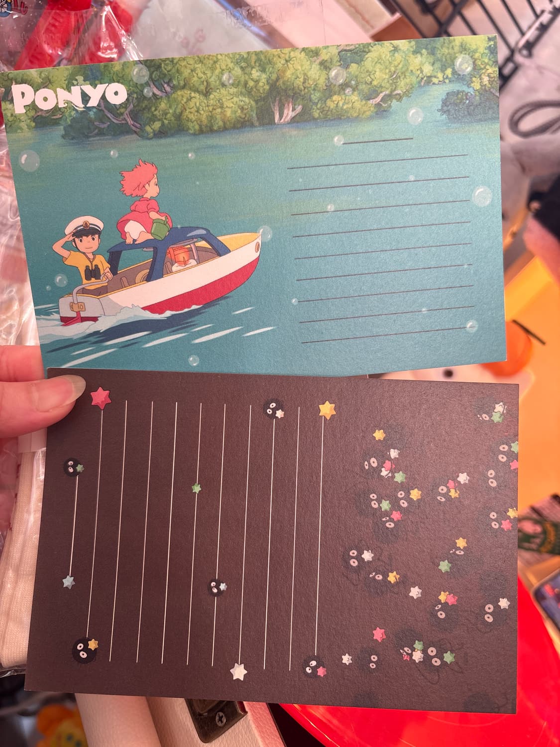 지브리 지지양말&엽서 세트 상품이미지3