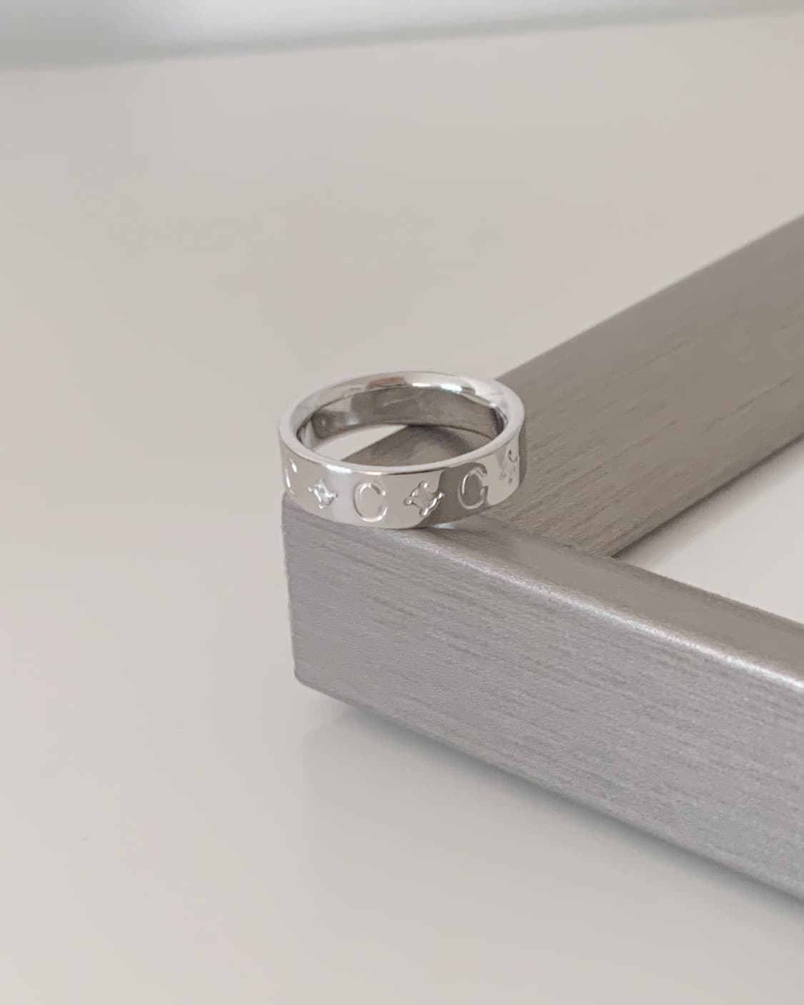 [ 셀린느 ] 셀린 실버 마카담 반지 상품이미지2