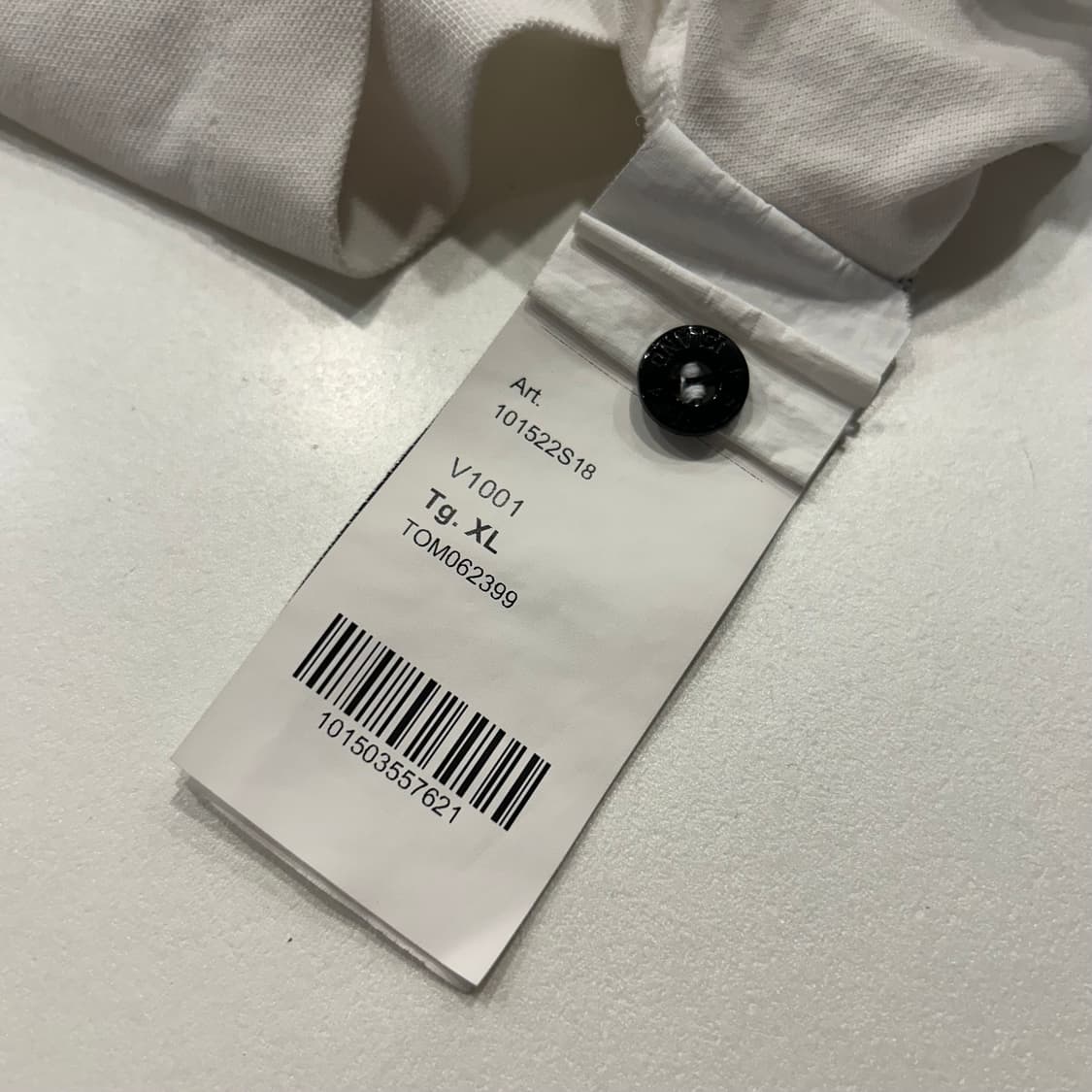 [XL] 20ss 스톤아일랜드 화이트 카라 반팔 티셔츠 A653 상품이미지8