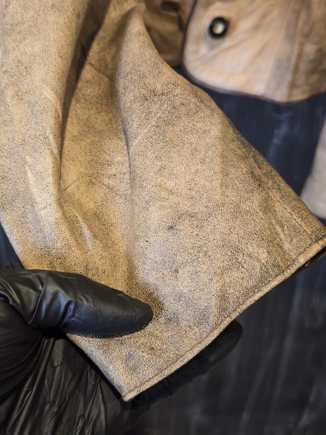 80s Distressed Leather Jacket 상품이미지2